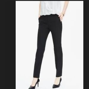 Banana Republic Black Cropped Ankle Pants High-Waisted